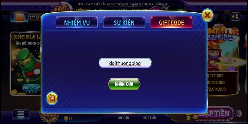 Nhận giftcode nổ hũ Nhận giftcode nổ hũ các thao tác