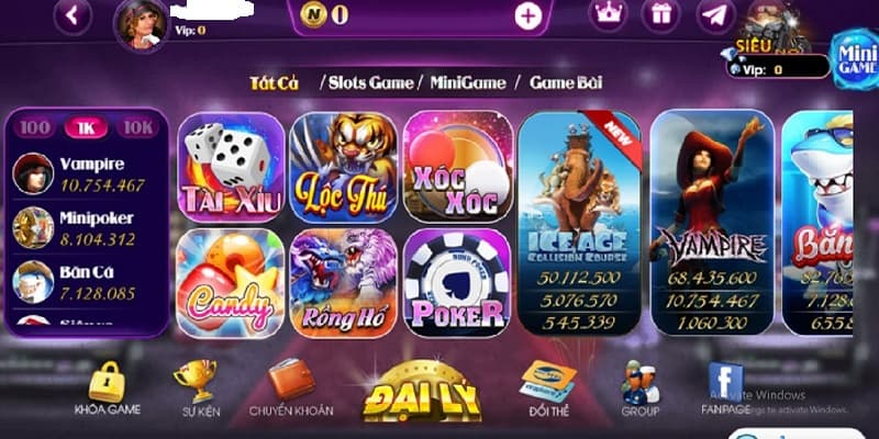 Tải game Nổ Hũ Club Tải game Nổ Hũ Club giao diện trực quan